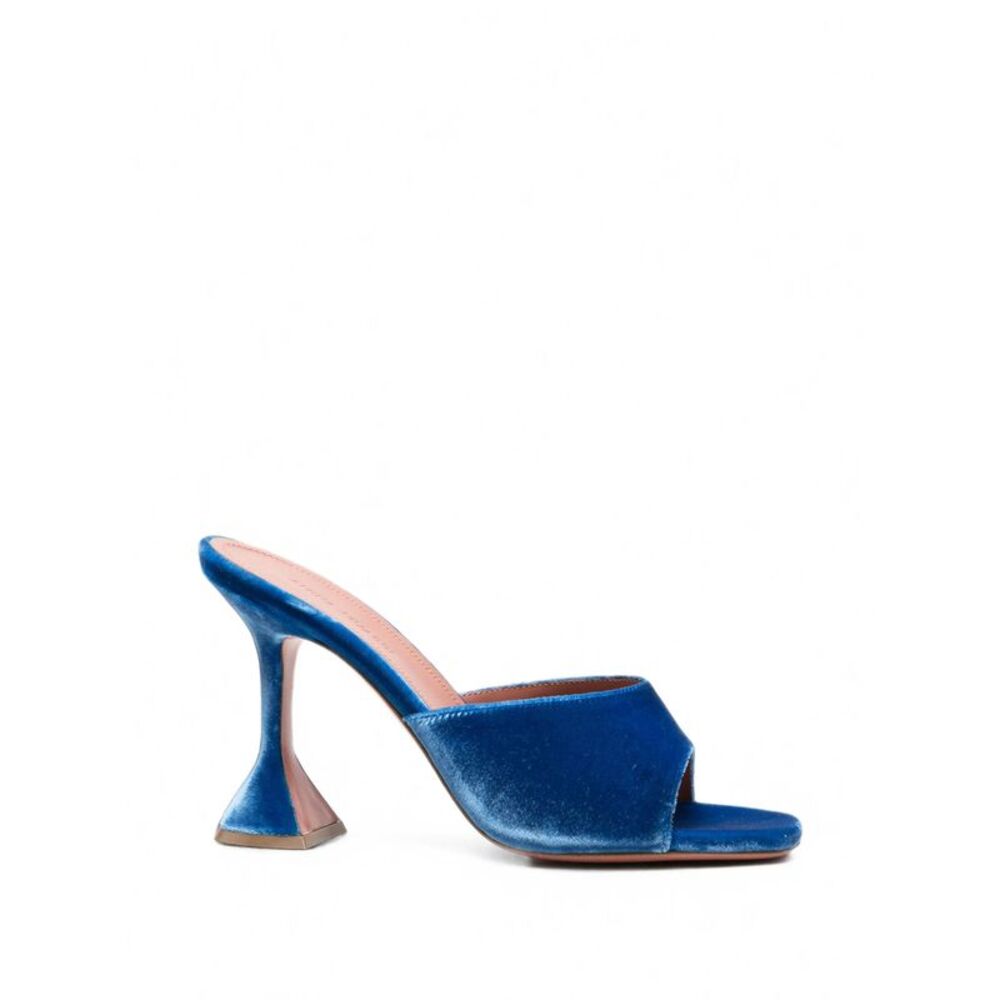 Amina Muaddi Blue Shoes Women